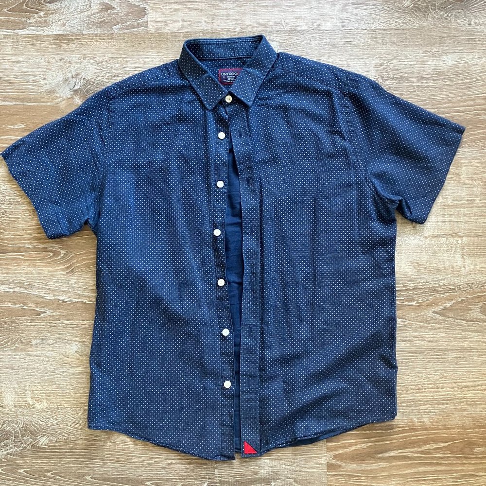 Blue Button Up - image 1